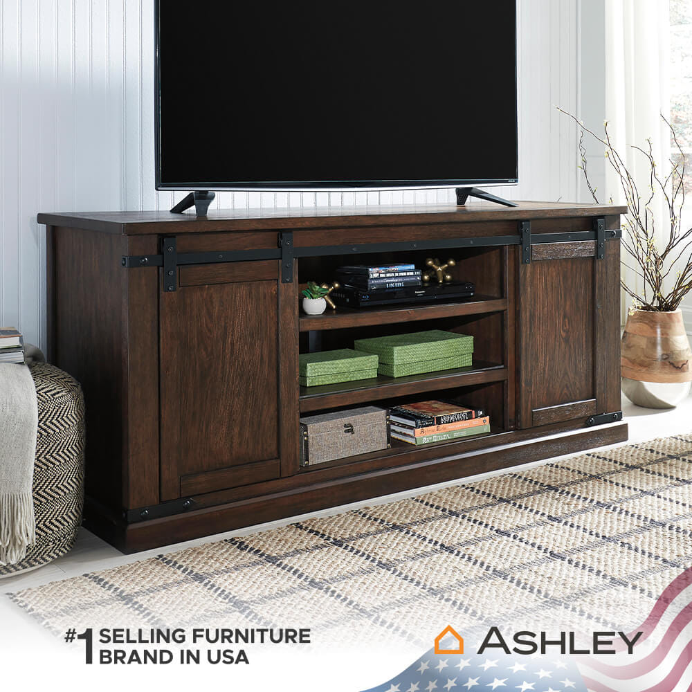 ตู้วางทีวี ASHLEY FURNITURE HOMESTORE รุ่น BUDMORE-B/178 สีน้ำตาล