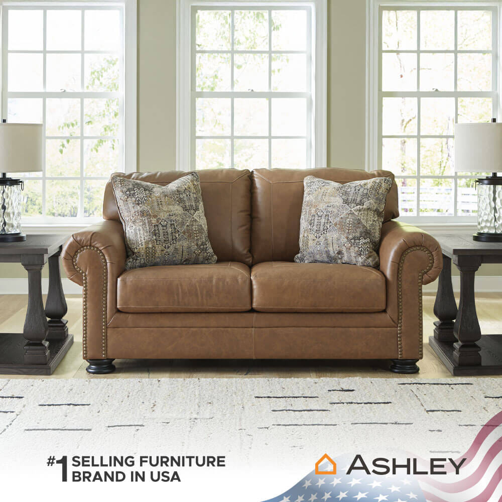 โซฟา 2 ที่นั่ง ASHLEY FURNITURE HOMESTORE รุ่น CARIANNA/2 สีน้ำตาล