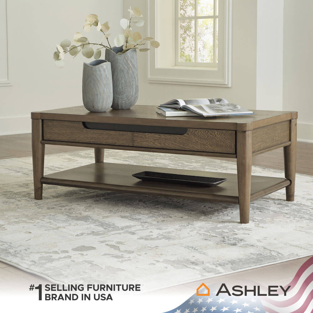 โต๊ะกลาง ASHLEY FURNITURE HOMESTORE รุ่น ROANHOWE/127 สีน้ำตาล