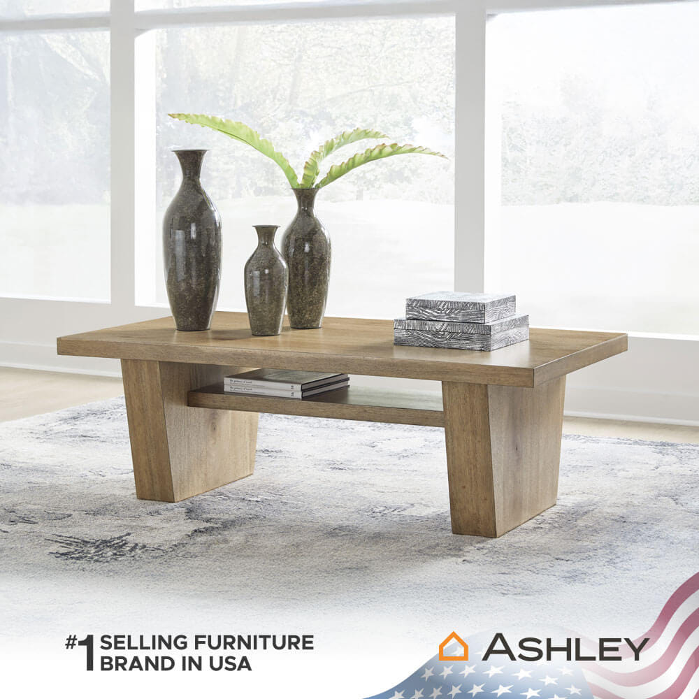 โต๊ะกลาง ASHLEY FURNITURE HOMESTORE รุ่น KRISTILAND/139 สีน้ำตาลอ่อน
