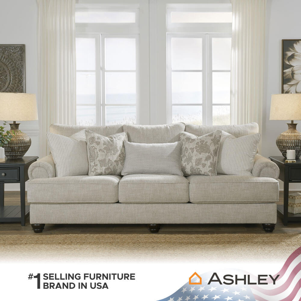 โซฟา 3 ที่นั่ง ASHLEY FURNITURE HOMESTORE รุ่น ASANTI/3 สีเบจ