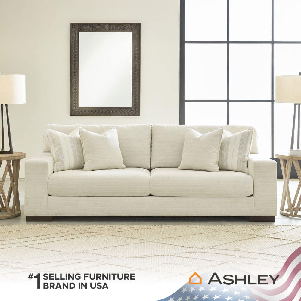 โซฟา 3 ที่นั่ง ASHLEY FURNITURE HOMESTORE รุ่น MAGGIE/3 สีครีม