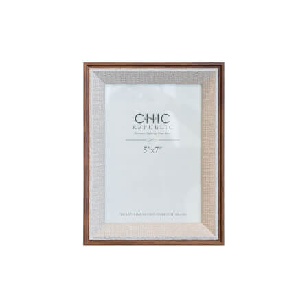 กรอบรูป CHIC REPUBLIC รุ่น AMES/5×7 สีเบจ_0