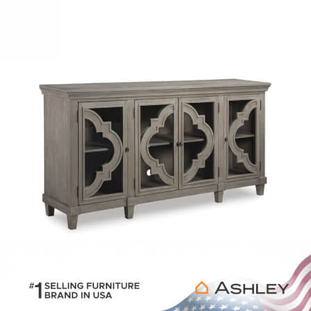 ตู้เตี้ยบานเปิด ASHLEY FURNITURE HOMESTORE รุ่น FOSSIL RIDGE/193 สีเทาวินเทจ_0