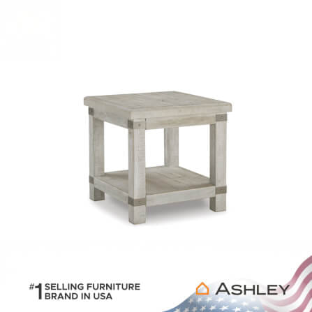 โต๊ะข้าง ASHLEY FURNITURE HOMESTORE รุ่น CARYNHURST/60 สีขาววินเทจ_0