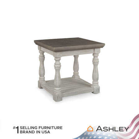 โต๊ะข้าง ASHLEY FURNITURE HOMESTORE รุ่น HAVALANCE/66 สีขาววินเทจ_0