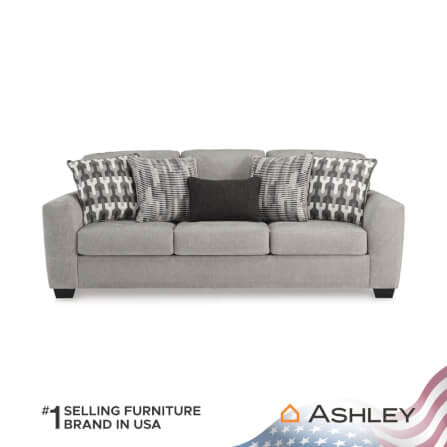 โซฟา 3 ที่นั่ง ASHLEY FURNITURE HOMESTORE รุ่น AVENAL PARK/3 สีเทาอ่อน_0