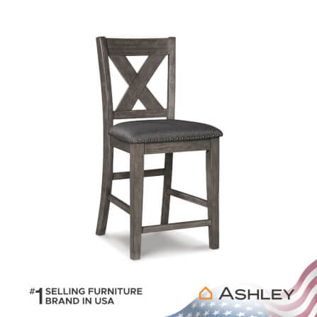 เก้าอี้บาร์ ASHLEY FURNITURE HOMESTORE รุ่น CAITBROOK สีน้ำตาลเข้ม_0
