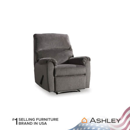 โซฟาปรับเอนนอน 1 ที่นั่ง ASHLEY FURNITURE HOMESTORE รุ่น NERVIANO/1R สีเทา_0
