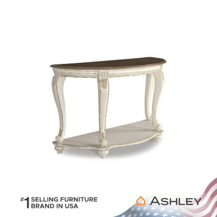 โต๊ะคอนโซล ASHLEY FURNITURE HOMESTORE รุ่น REALYN/121 สีขาววินเทจ_0