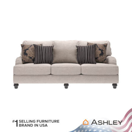 โซฟา 3 ที่นั่ง ASHLEY FURNITURE HOMESTORE รุ่น FERMOY/3 สีน้ำตาลอ่อน_0