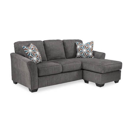 โซฟาตัว L ด้านซ้าย-ขวา ASHLEY FURNITURE HOMESTORE รุ่น BRISE/R-L สีเทาเข้ม_0