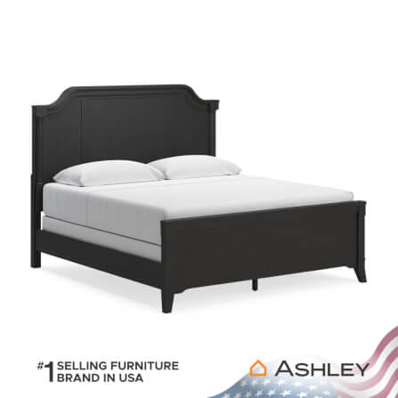 เตียงนอนขนาด 6 ฟุต ASHLEY FURNITURE HOMESTORE รุ่น WELLTERN/180 สีดำ_0