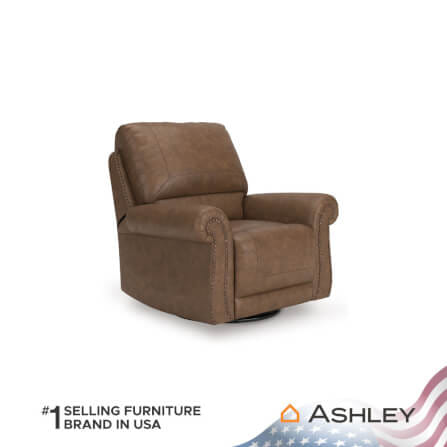 โซฟาปรับเอนนอน 1 ที่นั่ง ASHLEY FURNITURE HOMESTORE รุ่น SHADSBURNE/1R สีน้ำตาล_0