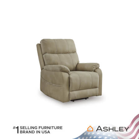 โซฟาปรับเอนไฟฟ้า 1 ที่นั่ง ASHLEY FURNITURE HOMESTORE รุ่น NEXT-GEN DURAPELLA/1RM สีน้ำตาลอ่อน_0