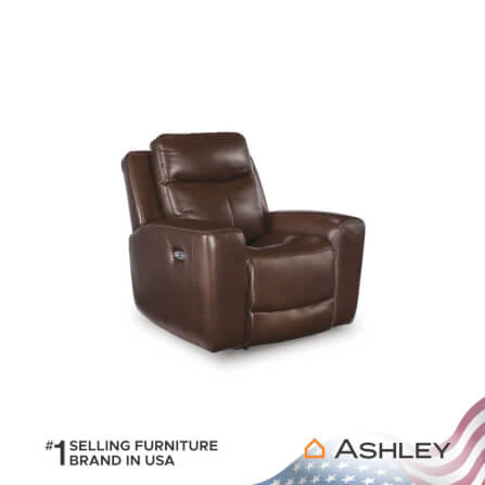 โซฟาปรับเอนนอนไฟฟ้า 1 ที่นั่ง ASHLEY FURNITURE HOMESTORE  รุ่น MOMENTUM MOVES/1RM สีน้ำตาลเข้ม_0