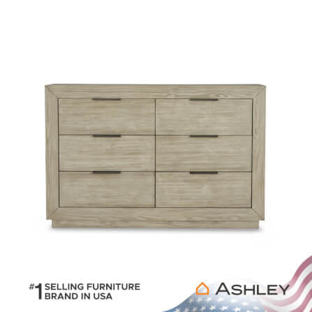 ตู้ลิ้นชัก 6 ลิ้นชัก ASHLEY FURNITURE HOMESTORE รุ่น HENNINGTON/160 สีไม้ธรรมชาติ_1