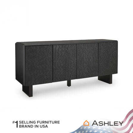 ตู้เตี้ยบานเปิด ASHLEY FURNITURE HOMESTORE รุ่น FARRELMORE/165 สีดำ_1