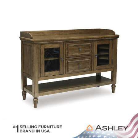 ตู้เตี้ยบานผสม ASHLEY FURNITURE HOMESTORE รุ่น STURLAYNE/142 สีน้ำตาล_1