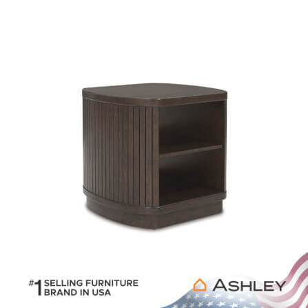 โต๊ะข้าง ASHLEY FURNITURE HOMESTORE รุ่น KORESTONE/63 สีน้ำตาลเข้ม_1