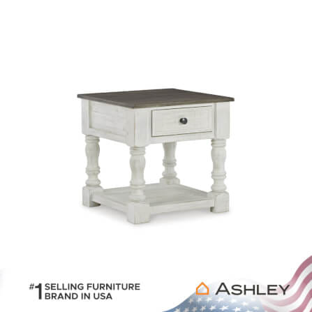 โต๊ะข้าง ASHLEY FURNITURE HOMESTORE รุ่น HAVALANCE/63 สีขาววินเทจ_1