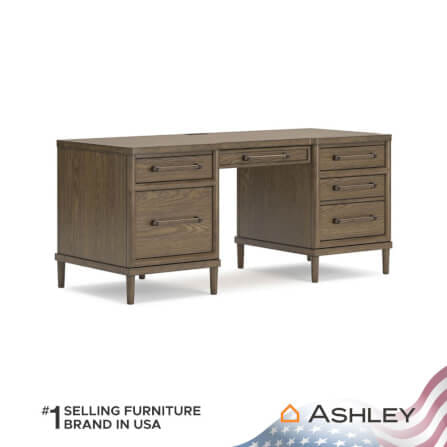 โต๊ะทำงาน ASHLEY FURNITURE HOMESTORE รุ่น ROANHOWE/171 สีน้ำตาล_1
