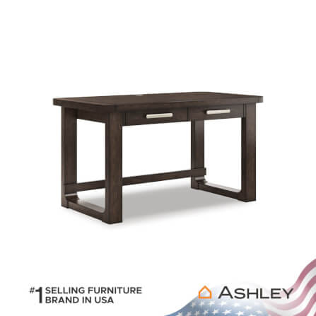 โต๊ะทำงาน ASHLEY FURNITURE HOMESTORE รุ่น BRECKINGTON/142 สีน้ำตาลเข้ม_1