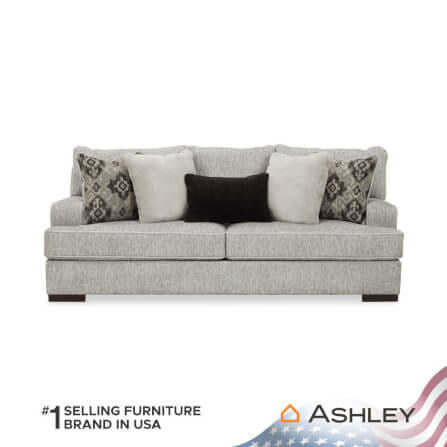 โซฟา 3 ที่นั่ง ASHLEY FURNITURE HOMESTORE รุ่น MERCADO/3 สีเทาอ่อน_1