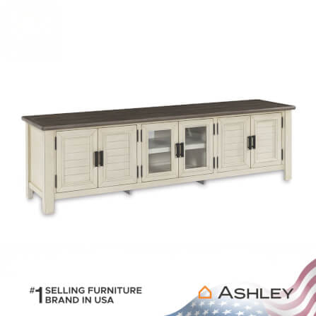 ตู้วางทีวี ASHLEY FURNITURE HOMESTORE รุ่น BOLANBURG/200 สีขาววินเทจ_1