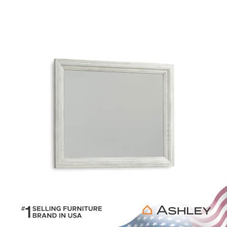 กระจกตั้งโต๊ะ ASHLEY FURNITURE HOMESTORE รุ่น HAVALANCE/101X84 สีขาววินเทจ_1