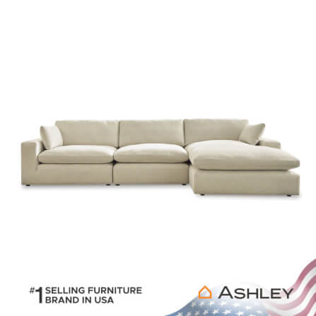 โซฟาตัว L ด้านซ้าย ASHLEY FURNITURE HOMESTORE รุ่น ELYZA/L สีเบจ_1