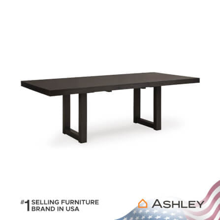 โต๊ะอาหาร ปรับขนาดได้ ASHLEY FURNITURE HOMESTORE รุ่น NEYMORTON/183-228 สีน้ำตาลเข้ม_1