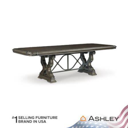 โต๊ะอาหาร ปรับขนาดได้ ASHLEY FURNITURE HOMESTORE รุ่น MAYLEE/183-275 สีน้ำตาลเข้ม_1