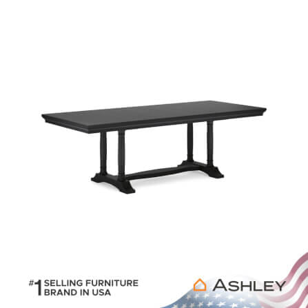 โต๊ะอาหาร ปรับขนาดได้ ASHLEY FURNITURE HOMESTORE รุ่น WELLTERN/192-235 สีดำ_1