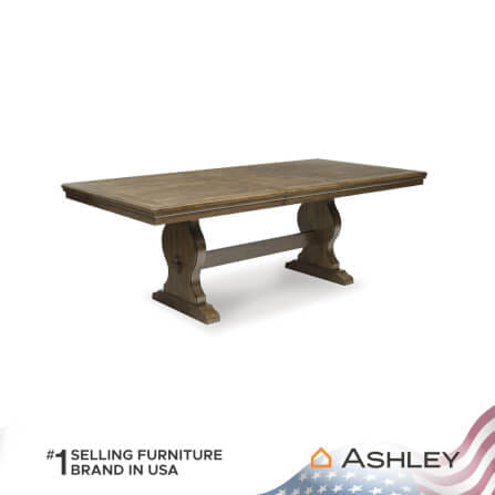โต๊ะอาหาร ปรับขนาดได้ ASHLEY FURNITURE HOMESTORE รุ่น STURLAYNE/172-218 สีน้ำตาล_1