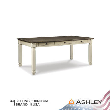 โต๊ะอาหาร ASHLEY FURNITURE HOMESTORE รุ่น BOLANBURG/182 สีขาววินเทจ_1