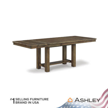 โต๊ะอาหาร ปรับขนาดได้ ASHLEY FURNITURE HOMESTORE รุ่น MORIVILLE/158-218 สีน้ำตาล_1