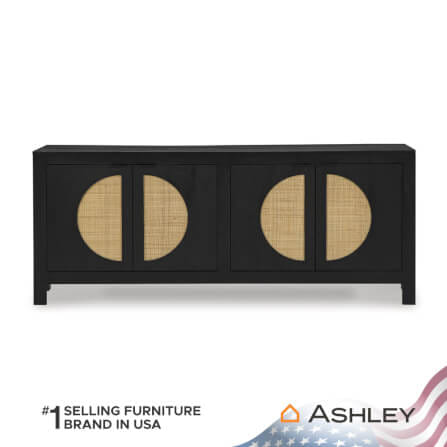 ตู้เตี้ยบานเปิด ASHLEY FURNITURE HOMESTORE รุ่น CLIFFIINGS/177 สีดำ_2