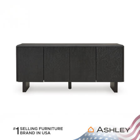 ตู้เตี้ยบานเปิด ASHLEY FURNITURE HOMESTORE รุ่น FARRELMORE/165 สีดำ_2