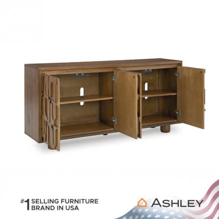 ตู้เตี้ยบานเปิด ASHLEY FURNITURE HOMESTORE รุ่น GADBURG/167 สีน้ำตาล_2