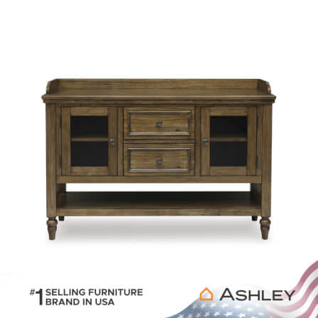ตู้เตี้ยบานผสม ASHLEY FURNITURE HOMESTORE รุ่น STURLAYNE/142 สีน้ำตาล_2