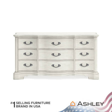 ตู้ลิ้นชัก 9 ลิ้นชัก ASHLEY FURNITURE HOMESTORE รุ่น ARLENDYNE/183 สีขาววินเทจ_2