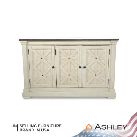 ตู้เตี้ยบานเปิด ASHLEY FURNITURE HOMESTORE รุ่น BOLANBURG/147 สีขาววินเทจ_2