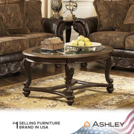 โต๊ะกลาง ASHLEY FURNITURE HOMESTORE รุ่น NORCASTLE/122 สีน้ำตาลเข้ม_2