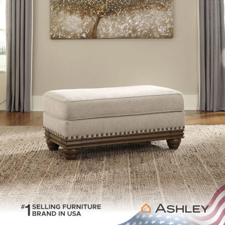 สตูล ASHLEY FURNITURE HOMESTORE รุ่น HARLESON สีครีม_2