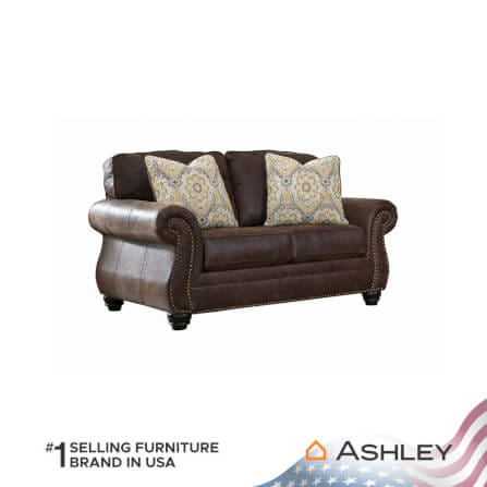 โซฟา 2 ที่นั่ง ASHLEY FURNITURE HOMESTORE รุ่น W80070-O/2 สีน้ำตาลเข้ม_2