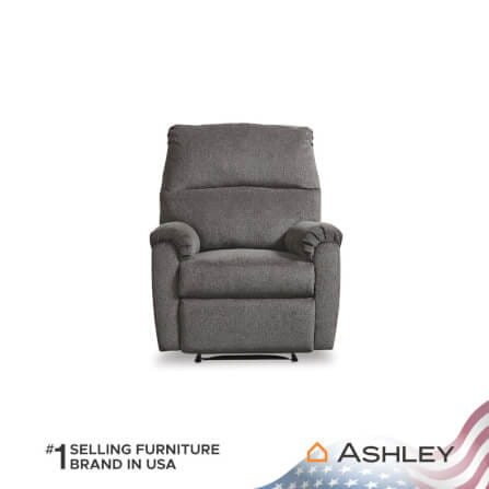 โซฟาปรับเอนนอน 1 ที่นั่ง ASHLEY FURNITURE HOMESTORE รุ่น NERVIANO/1R สีเทา_2