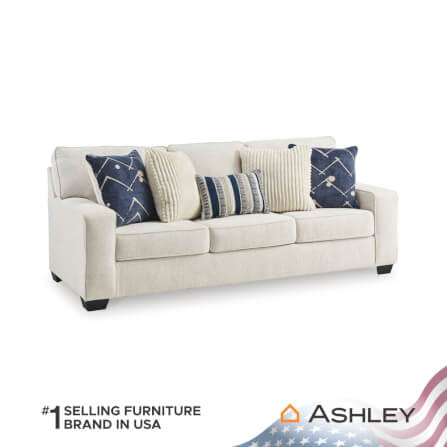 โซฟาเบด 3 ที่นั่ง ASHLEY FURNITURE HOMESTORE รุ่น PADOVA/3 สีโซฟาสีครีม/ขาสีดำ_2