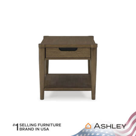 โต๊ะข้าง ASHLEY FURNITURE HOMESTORE รุ่น ROANHOWE/61 สีน้ำตาล_2