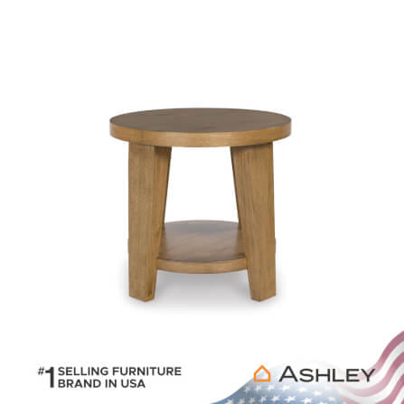 โต๊ะข้าง ASHLEY FURNITURE HOMESTORE รุ่น KRISTILAND/66 สีน้ำตาลอ่อน_2